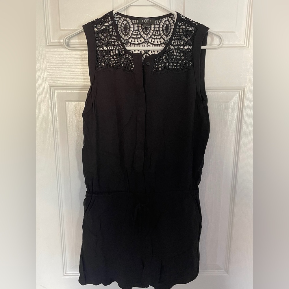 Loft, Black Romper, XXSP